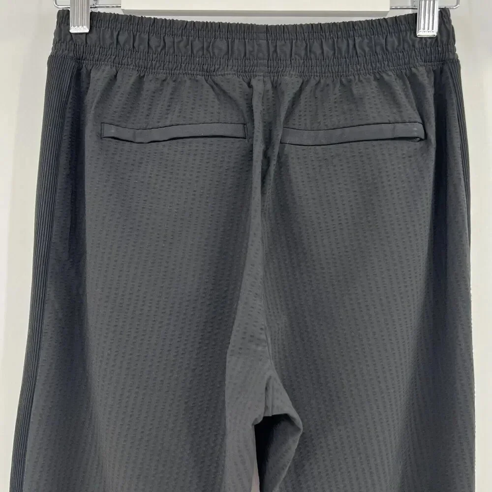Athleta Black Textured Brooklyn Jogger Stretch Tapered Leg 566689 Women’s Size 0 - Picture 6 of 10